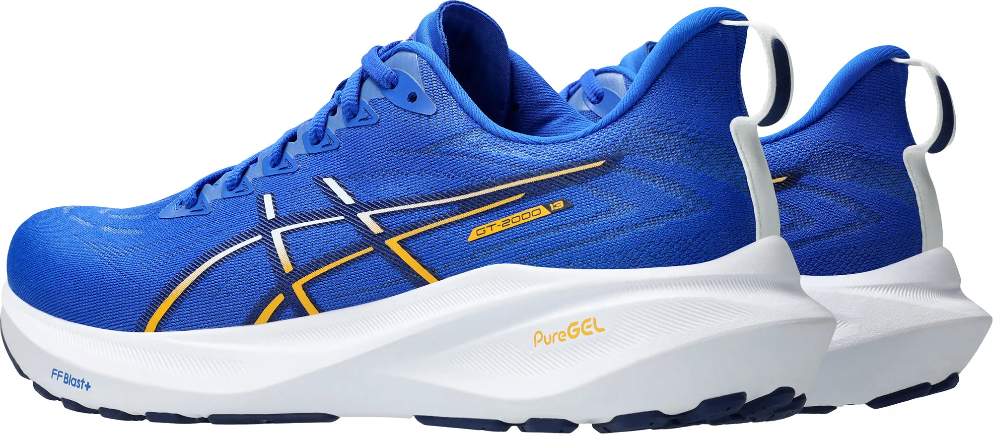 Runners with Plantar Fasciitis molded shoes Asics GT 2000 13 Mens Running Shoes - Blue