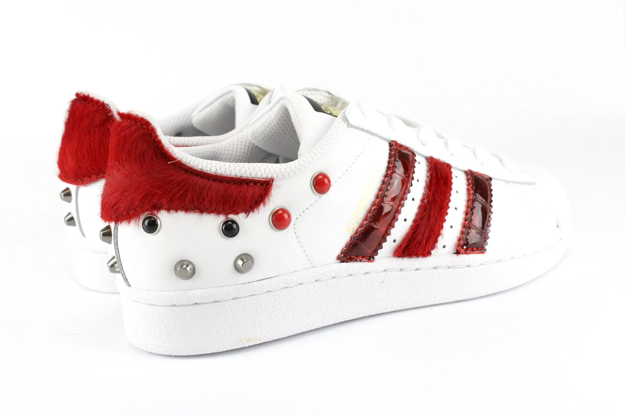 Adidas Superstar Cavallino Rosso Cocco & Borchie Modern Twist