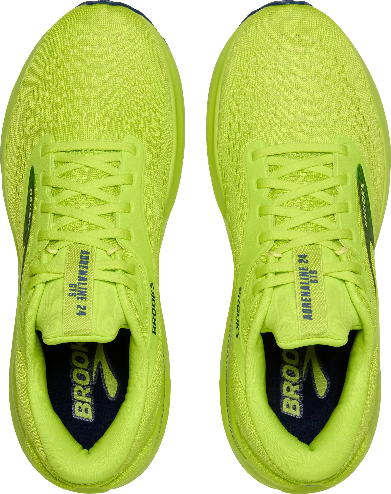 adjustable footwear running in a school yard shoes Brooks Adrenaline GTS 24 Mens Running Shoes - Green