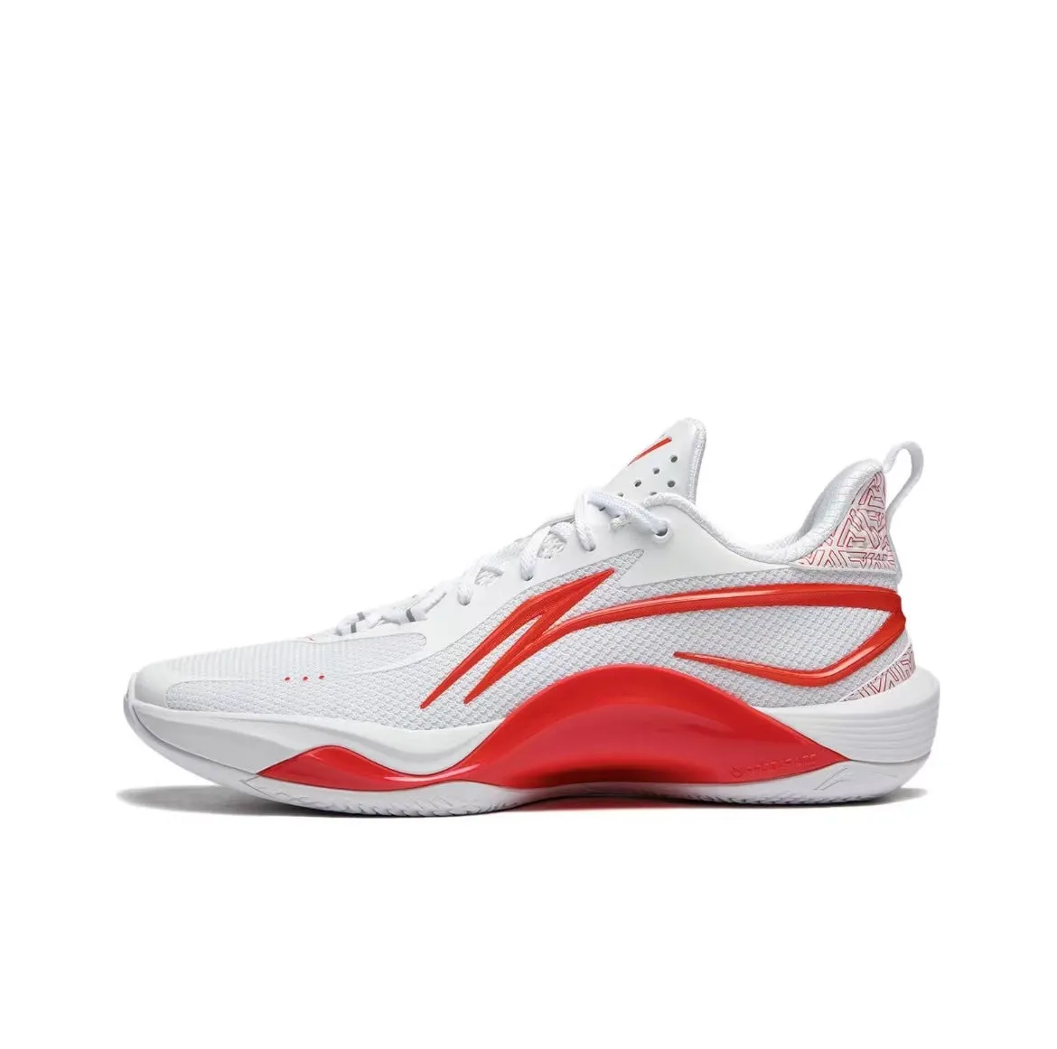 Fred VanVleet x Li-Ning Shining 1.0 FVV PE Low - White/Red Extended Game Support Flexible Design