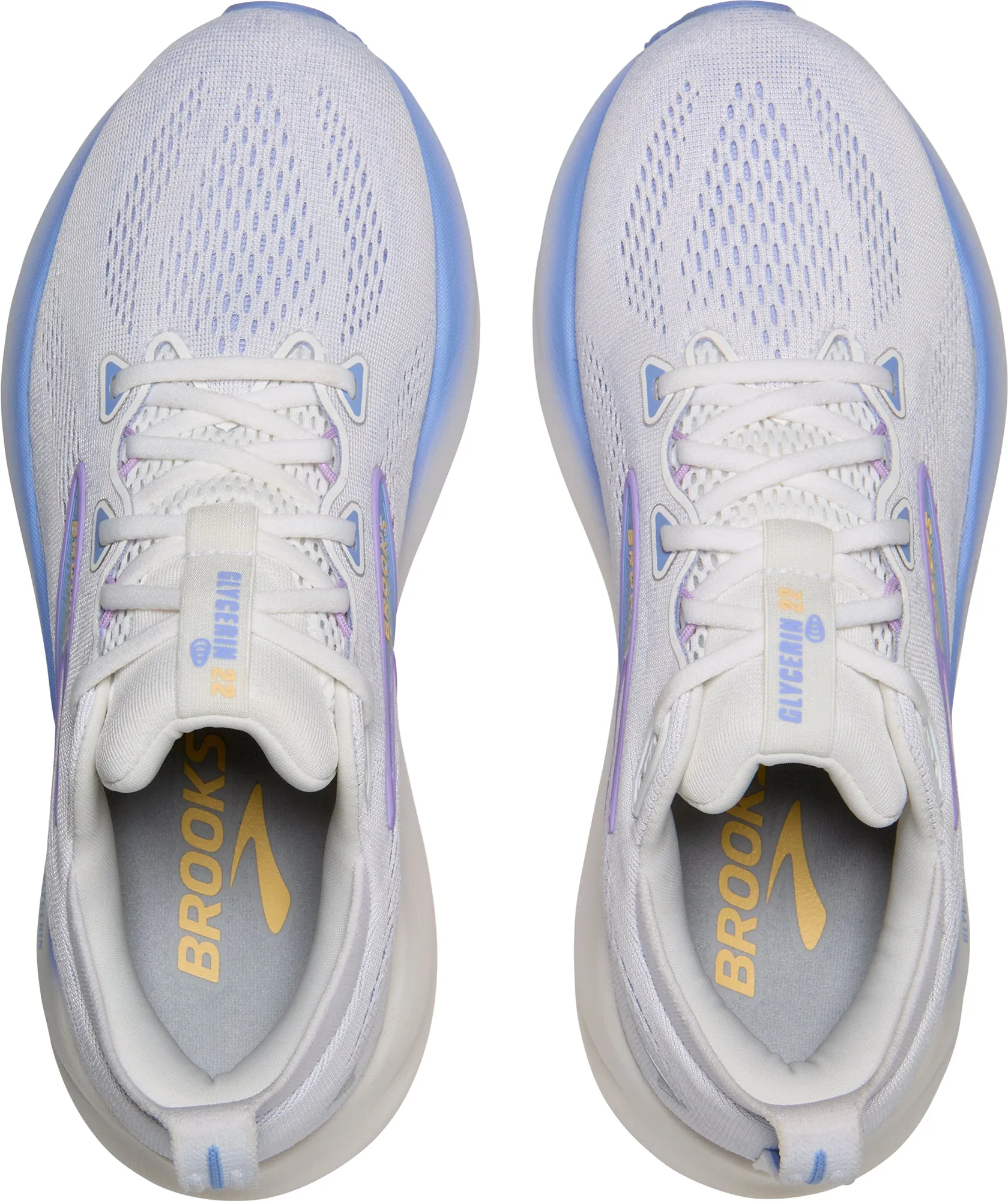 Brooks Glycerin 22 Womens Running Shoes - White durability - brand shoes