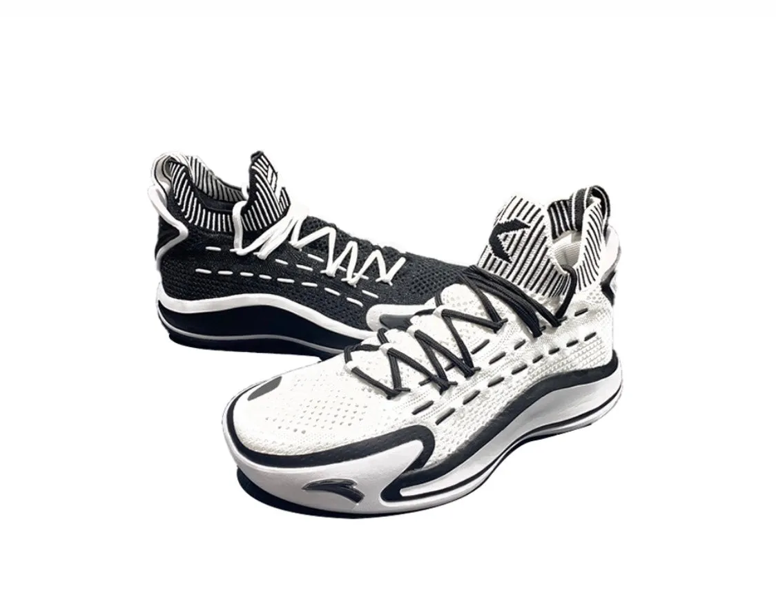 Anta Men's Klay Thompson Kt5 Low ??Black Mandarin Duck?? Abrasion Resistance Upper Enhanced Foreflex Grooves