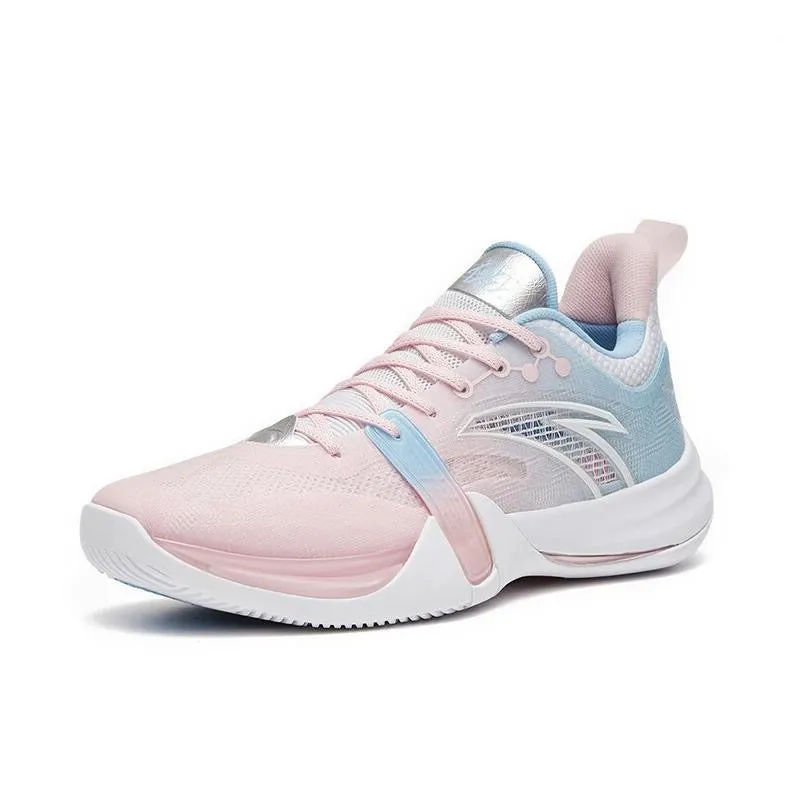 Anta Light Crazy 4 Team - Pink/Blue Court Hustle Foot Control
