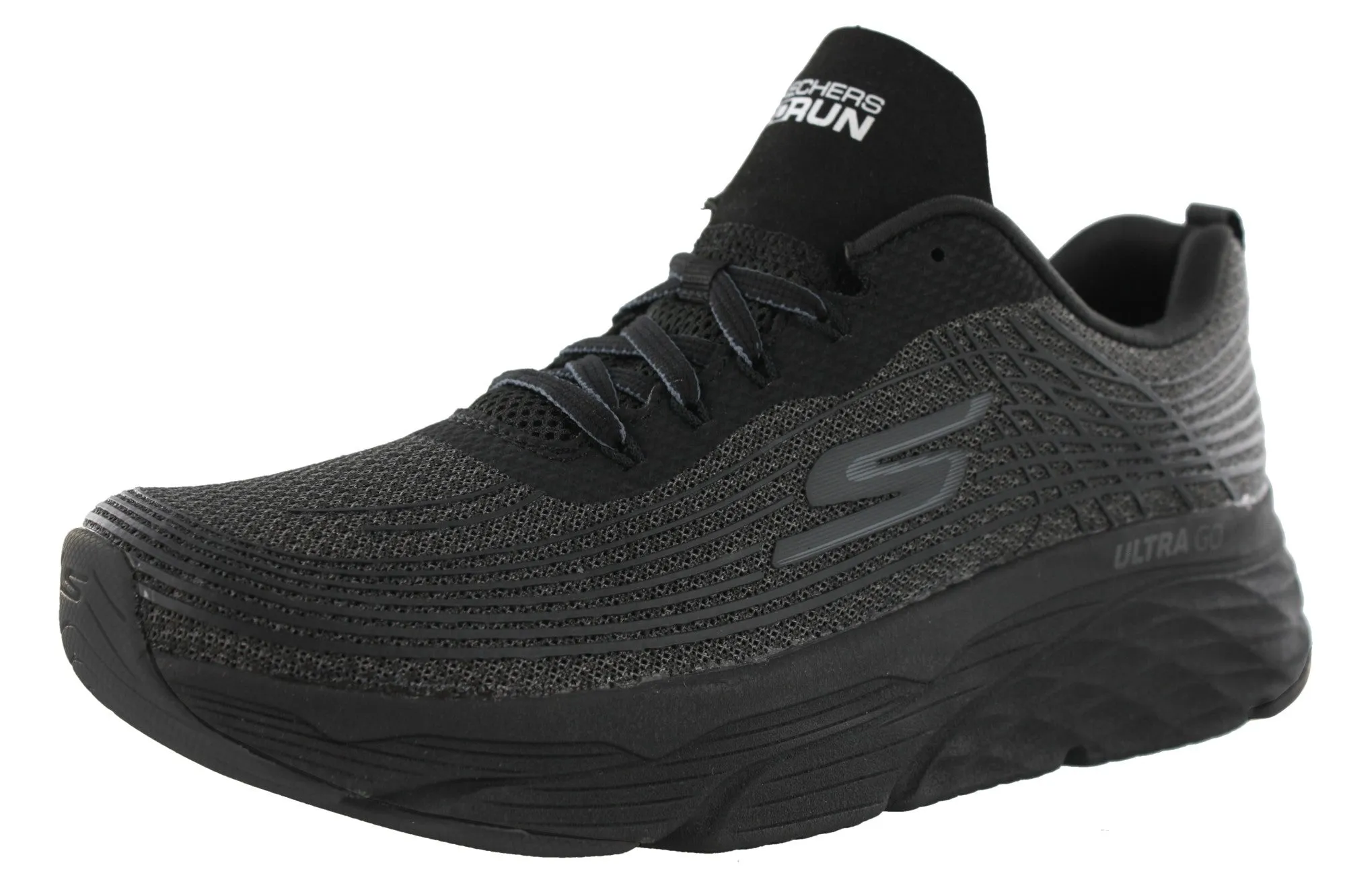 Skechers Men Max Cushioning Elite Running Shoes Anti Fatigue Footbed
