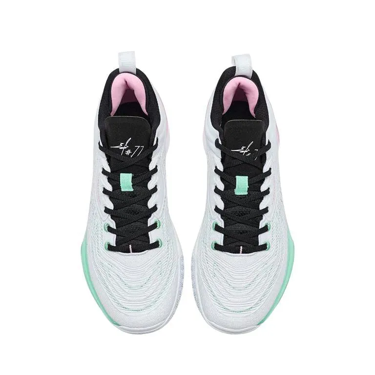 Xtep Levitation 8 Pro - White/Green Elastic Lacing Impact Resistant Design