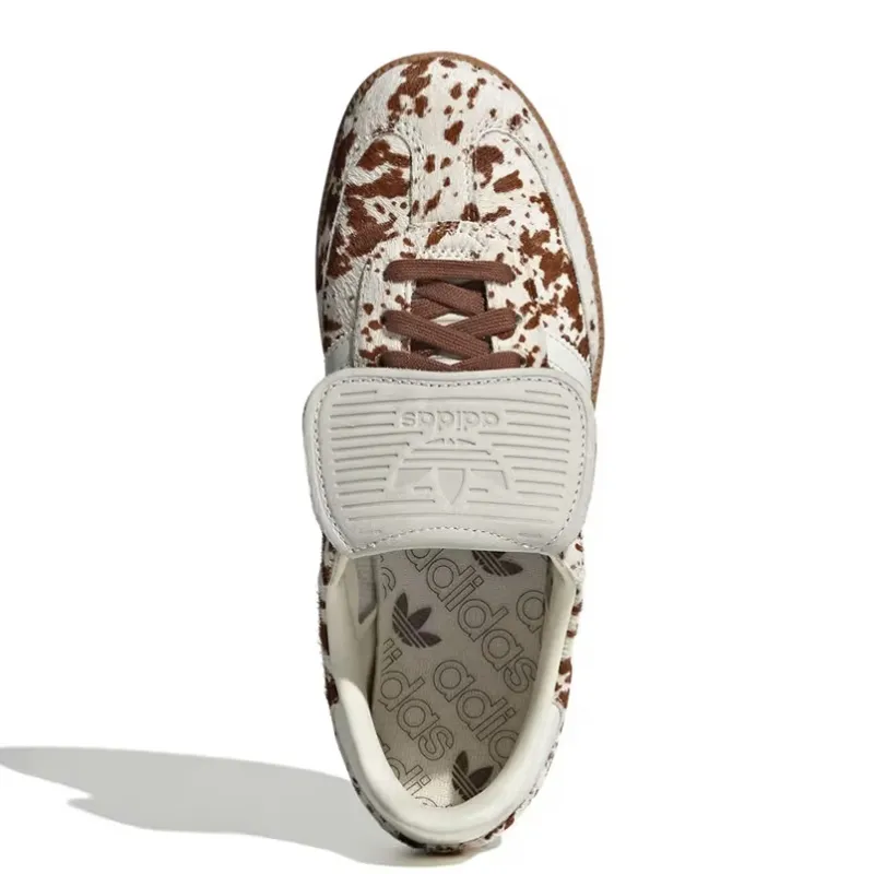 College Style Link Walk Adidas Samba LT Cow Print Brown White (W)