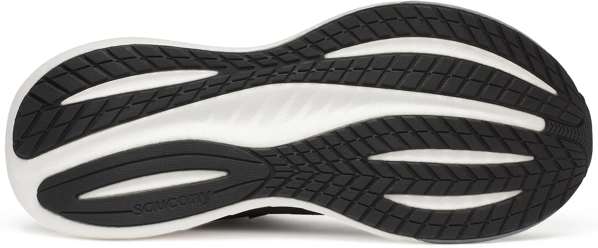 Outsoles Flex Zones Saucony Triumph 22 Womens Running Shoes - Black