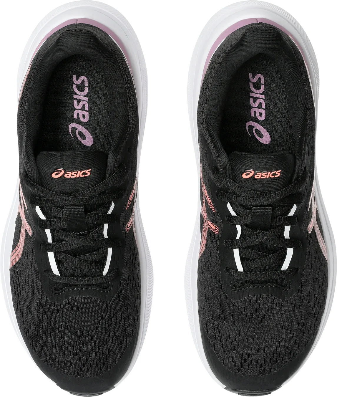 Asics GT 1000 13 GS Junior Running Shoes - Black BlownRubberOutsole Slip   On Design