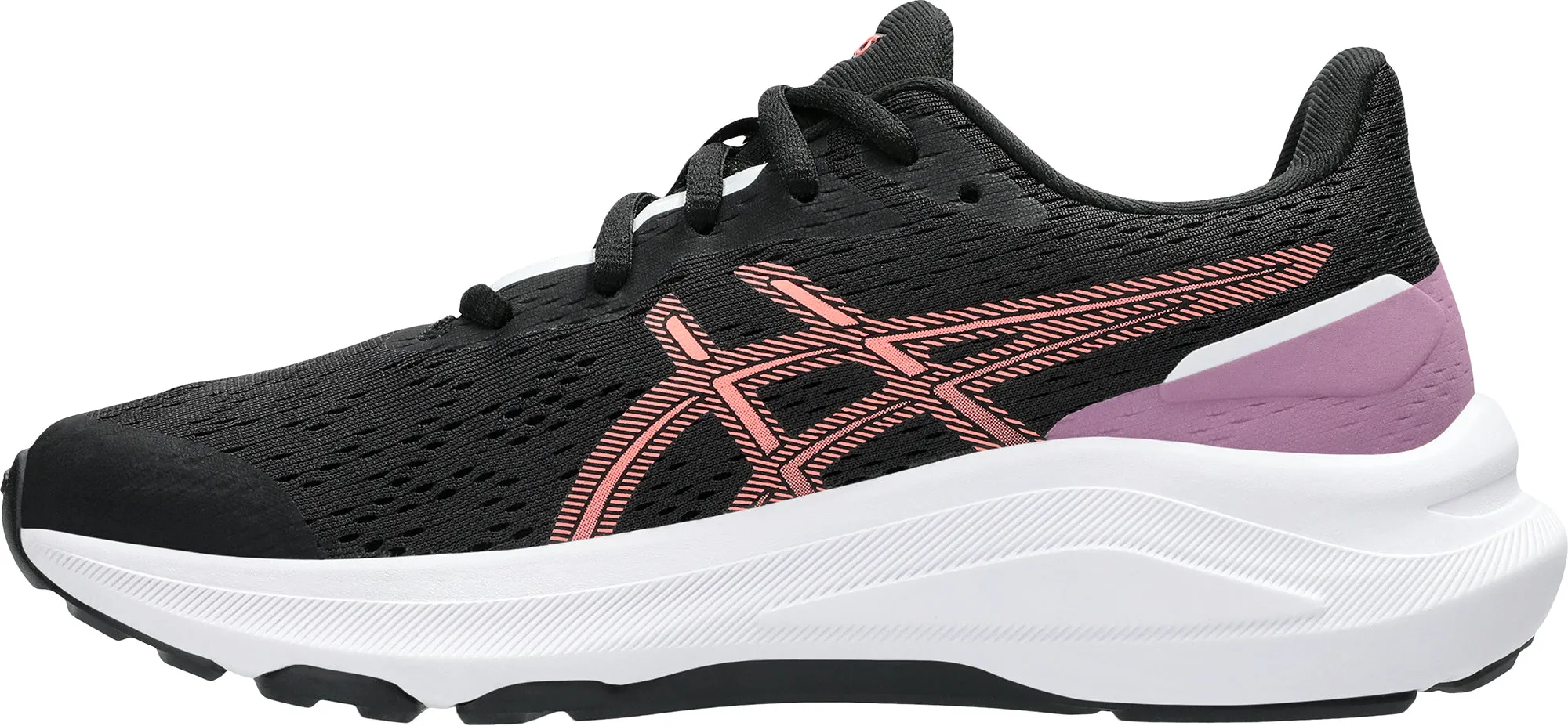Asics GT 1000 13 GS Junior Running Shoes - Black mud shoes PUOutsole