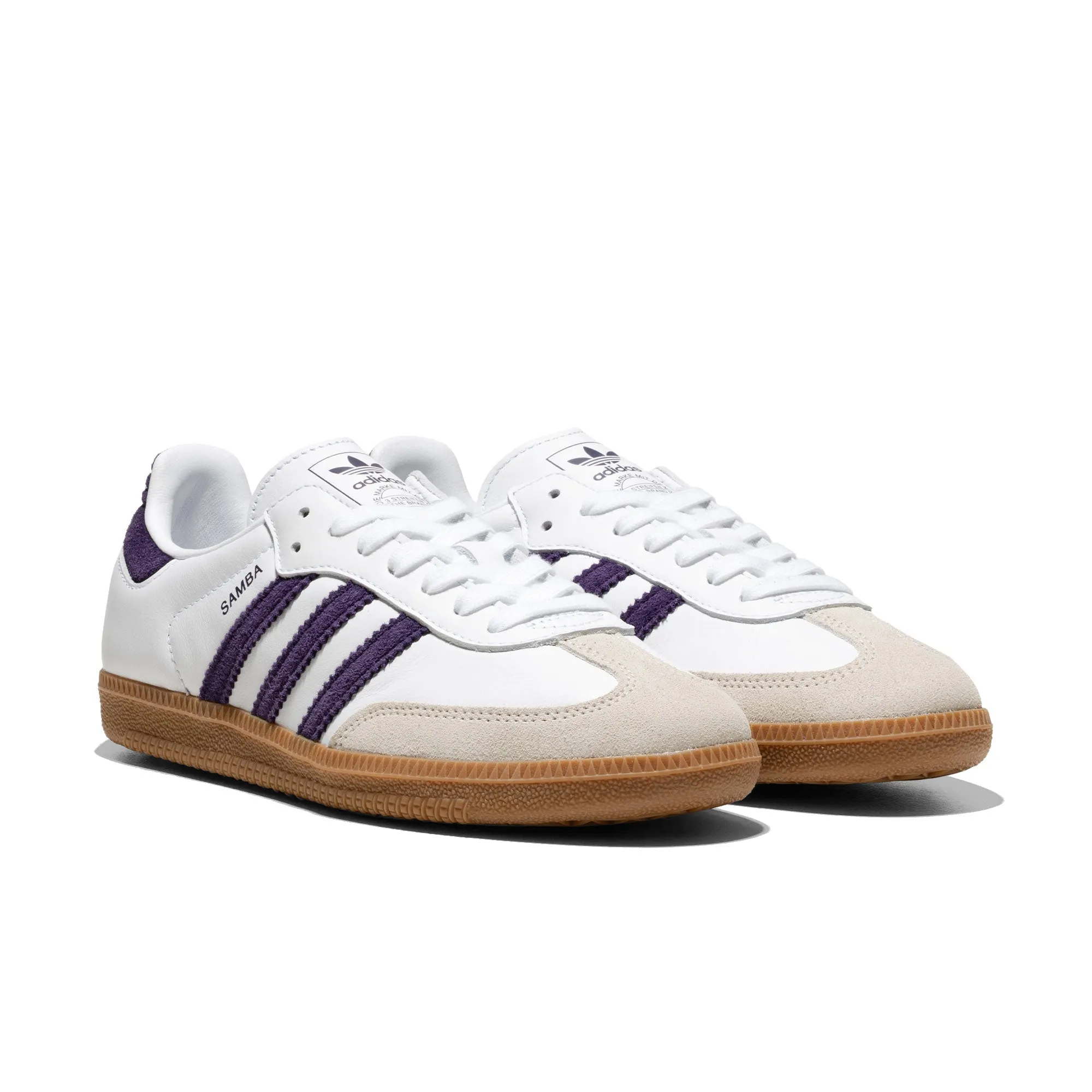 Cozy Feel Adidas Originals Samba OG W Cloud white/Alumina/Aurora Plum