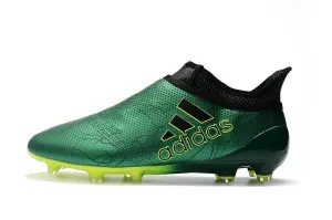 Pro Comfort Game Speed New Adidas X Series FG Thunderstorm Storm Soccer Cleats Shoes Green Yellow Black