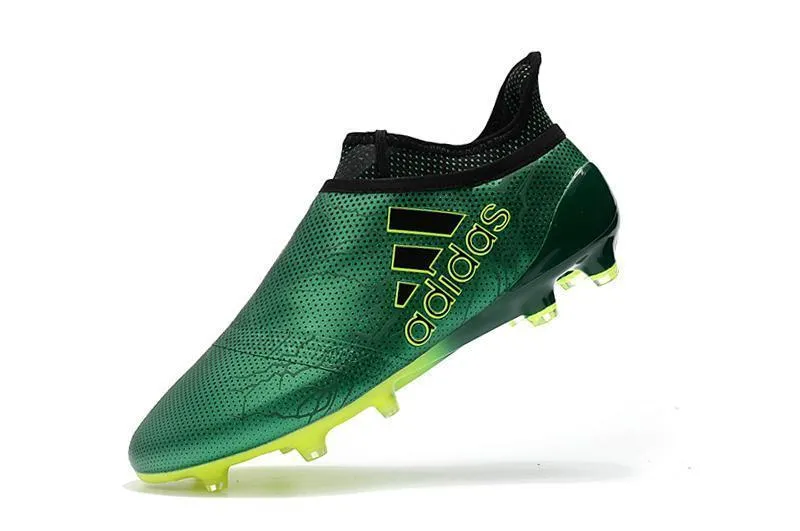 New Adidas X Series FG Thunderstorm Storm Soccer Cleats Shoes Green Yellow Black Pro Support
