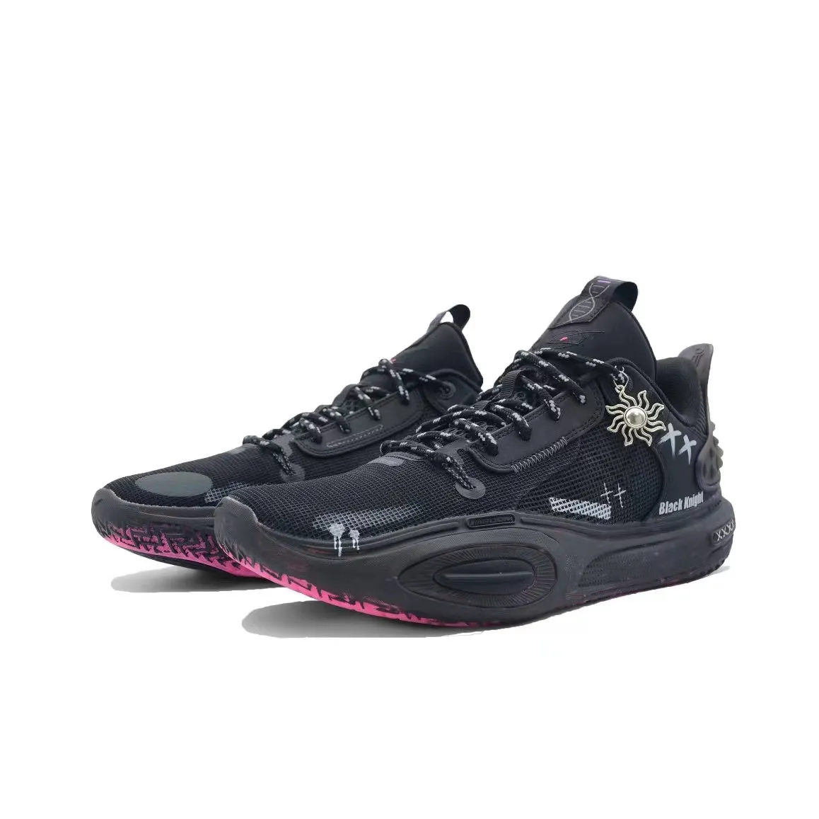 ??Custom Sneakers??Li-Ning Wade All City 11 - Black Warrior Drive Force
