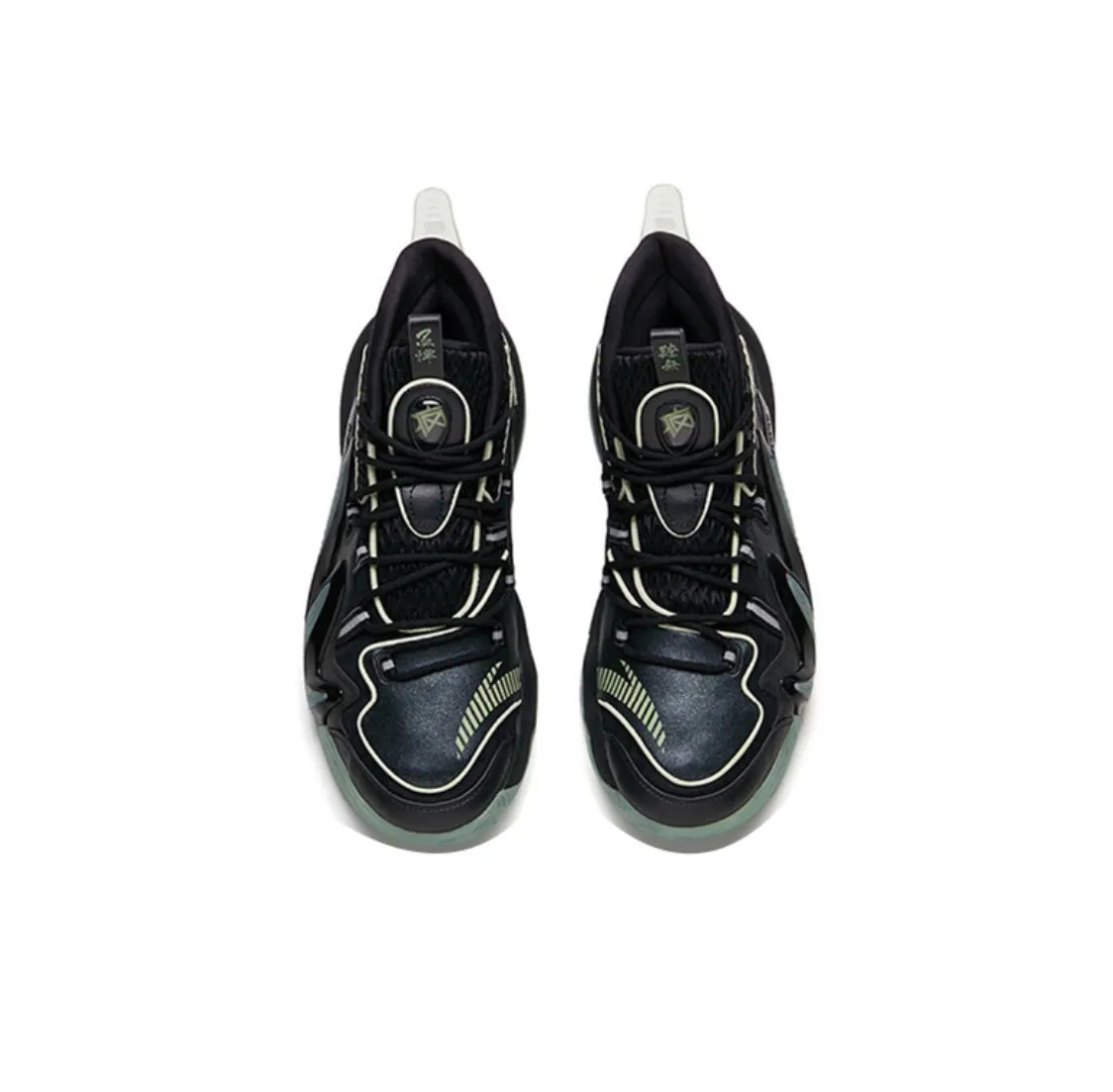Perimeter Weight Distribution Comfortable to walk Anta Men's Shock The Game 4.0 Black/Green