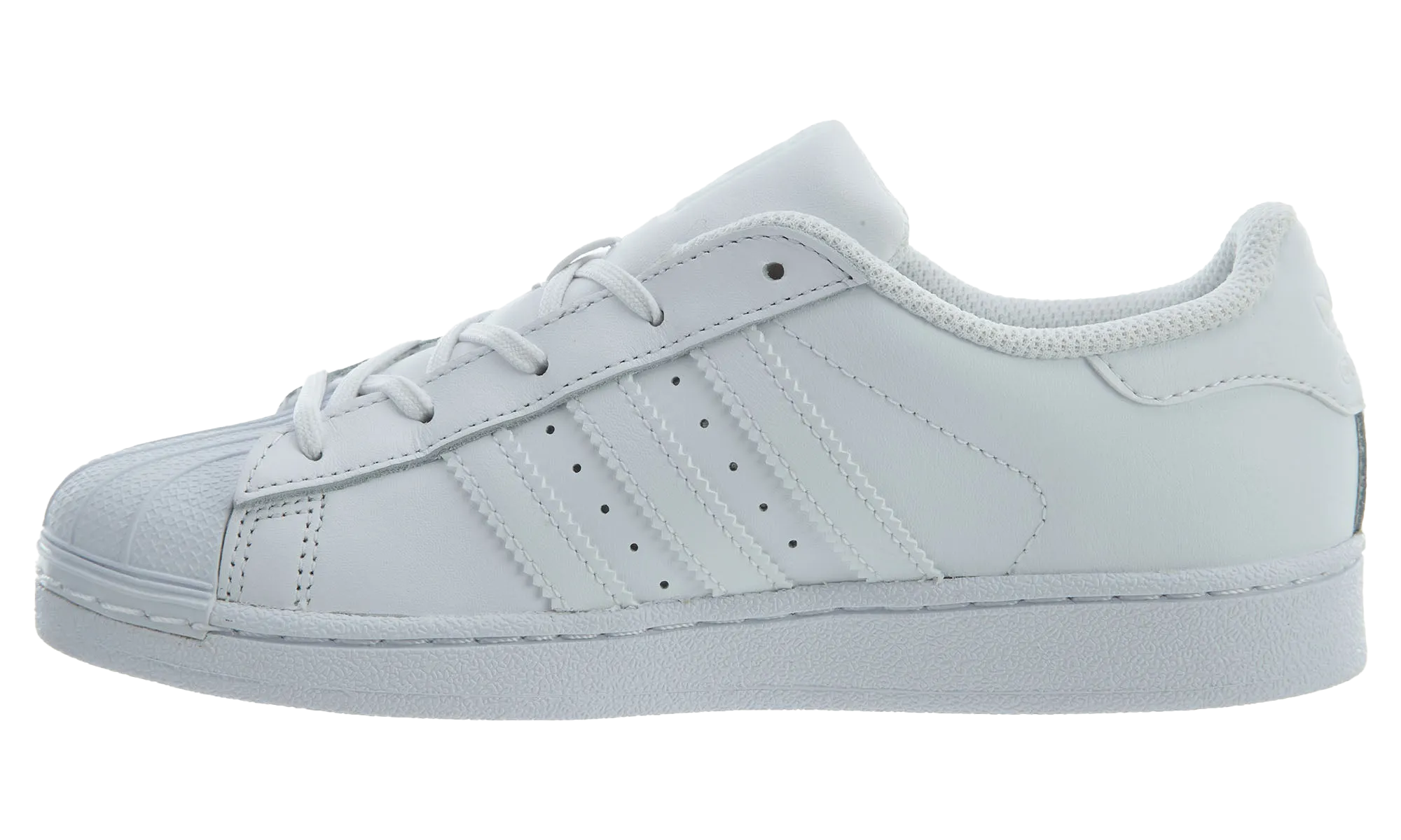 On Track Comfortable Step Shoes Superstar GS "Triple White"