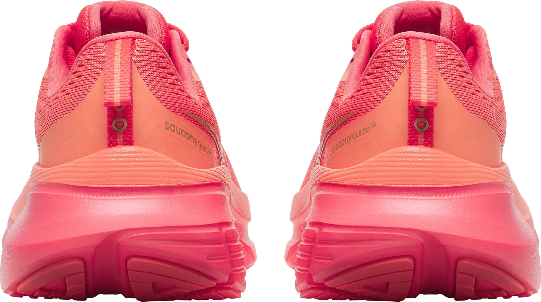 Comfort Cuffs Saucony Guide 18 Womens Running Shoes - Pink