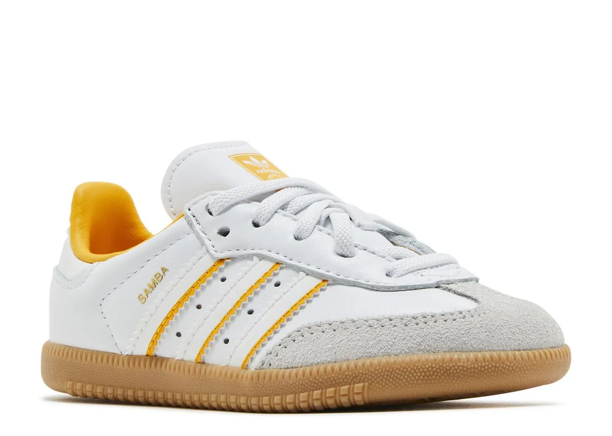 Cool Lifestyle Adidas Samba OG Crystal White Cloud White Crew Yellow (TD)
