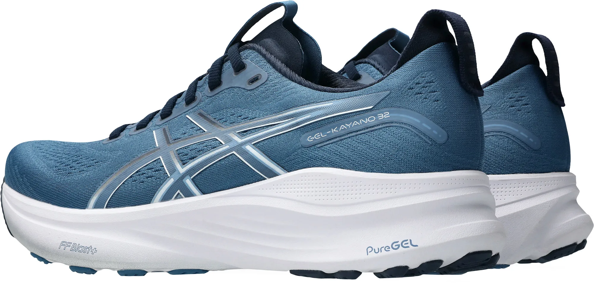 appliqued running option running for leisure Asics Gel Kayano 32 Mens Running Shoes - Blue