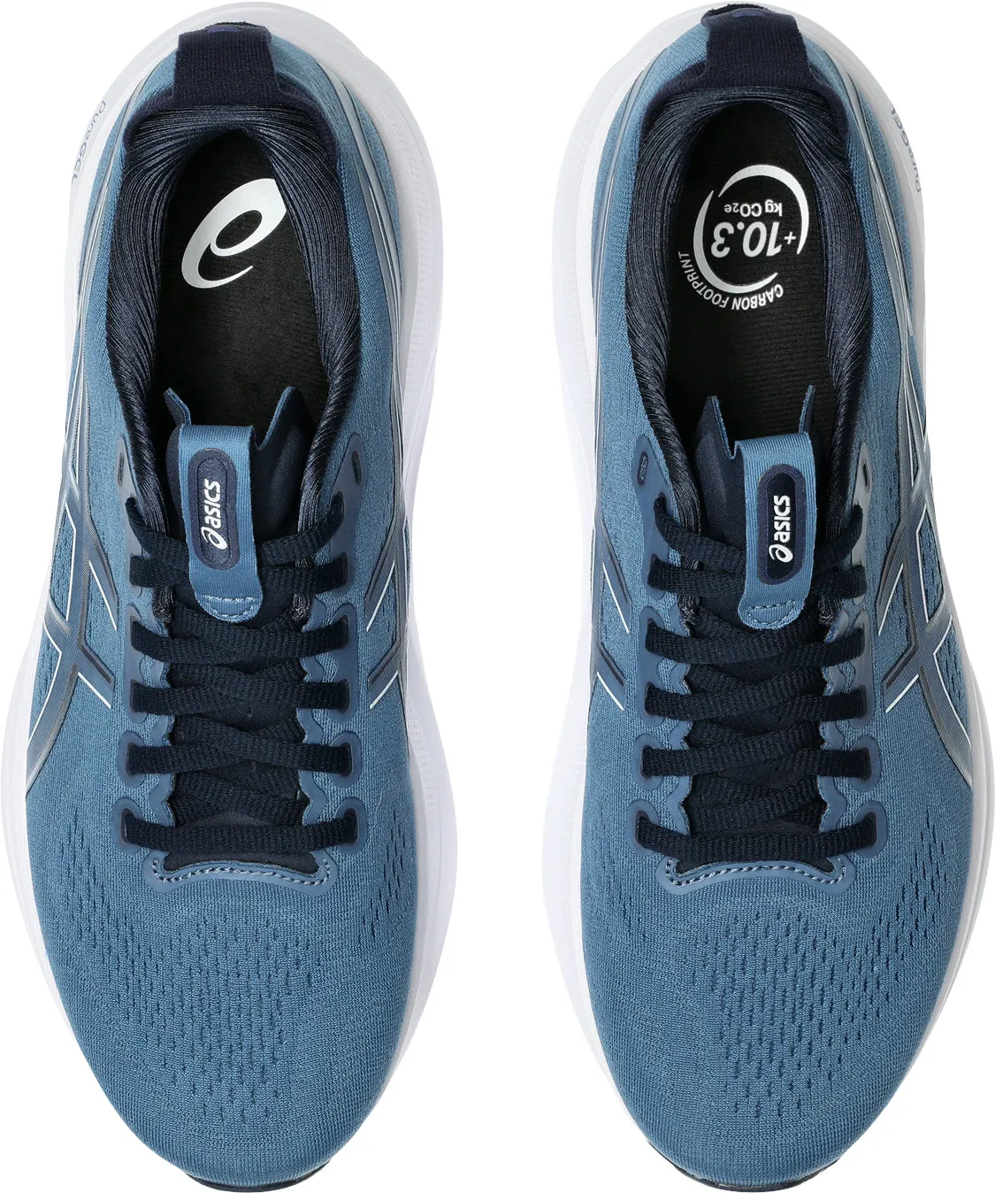 Asics Gel Kayano 32 Mens Running Shoes - Blue high - arch compacted - dirt running option