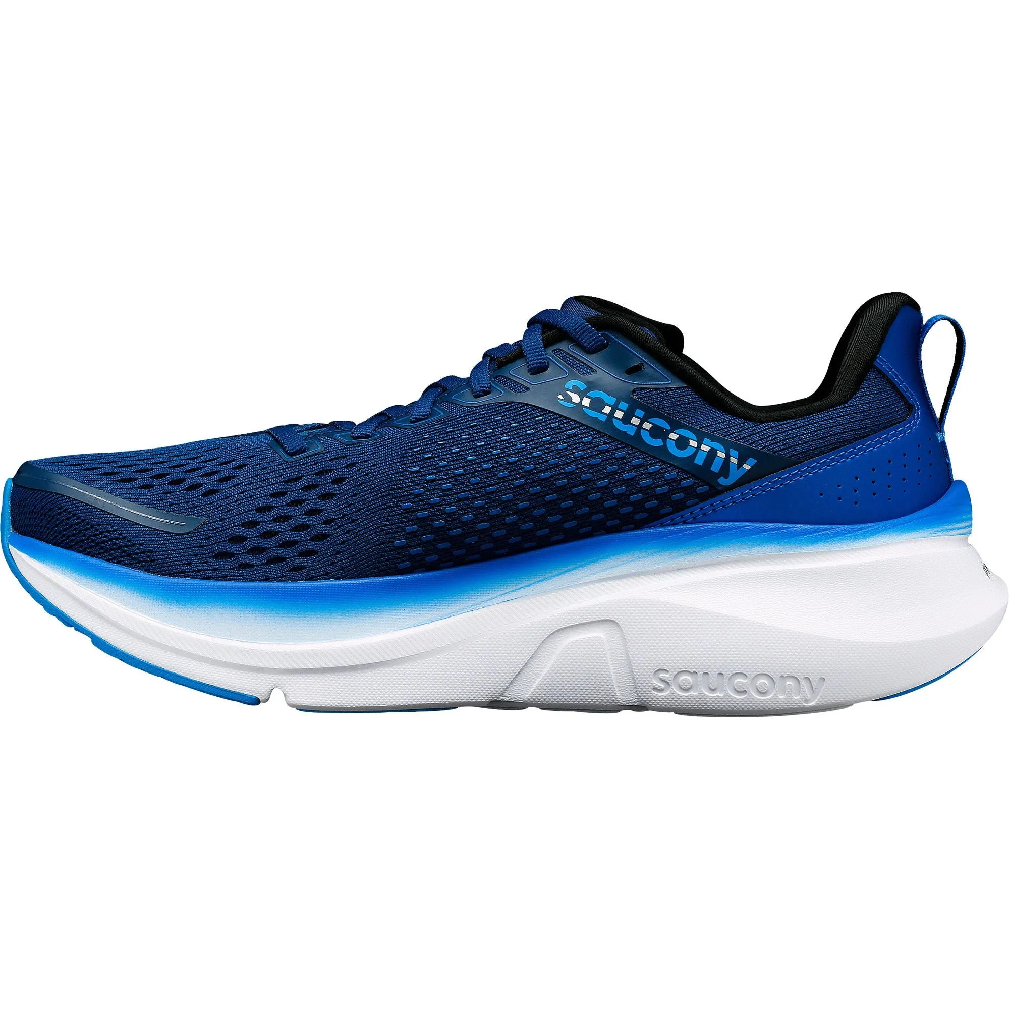 Saucony Guide 17 WIDE FIT Mens Running Shoes - Navy Senior - runner