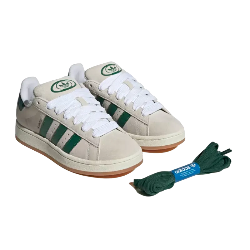 Spring Sole Step Ready Adidas Campus 00S White Dark Green