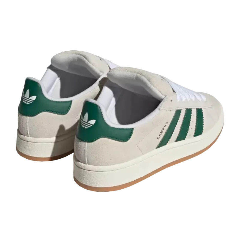 Smooth Surface Adidas Campus 00S White Dark Green