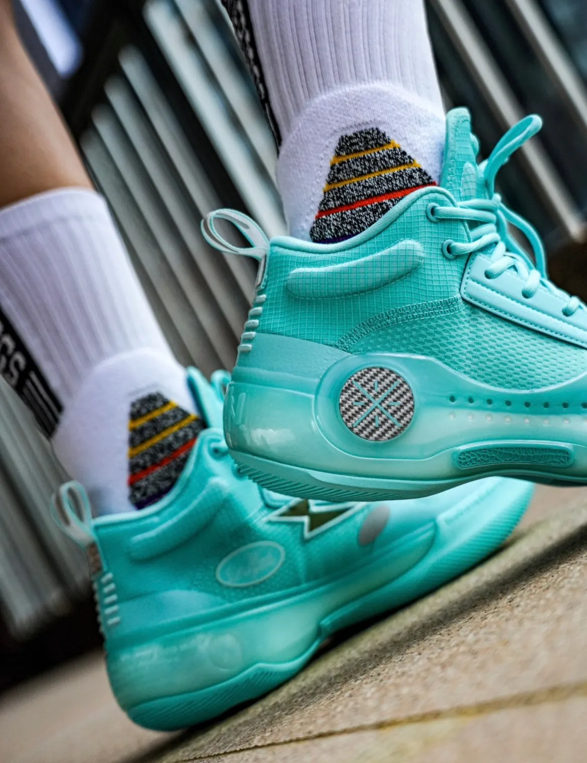 Thermoplastic Hebral Unit Slip Resistant Sole Li-Ning Way of Wade 10 - MINT