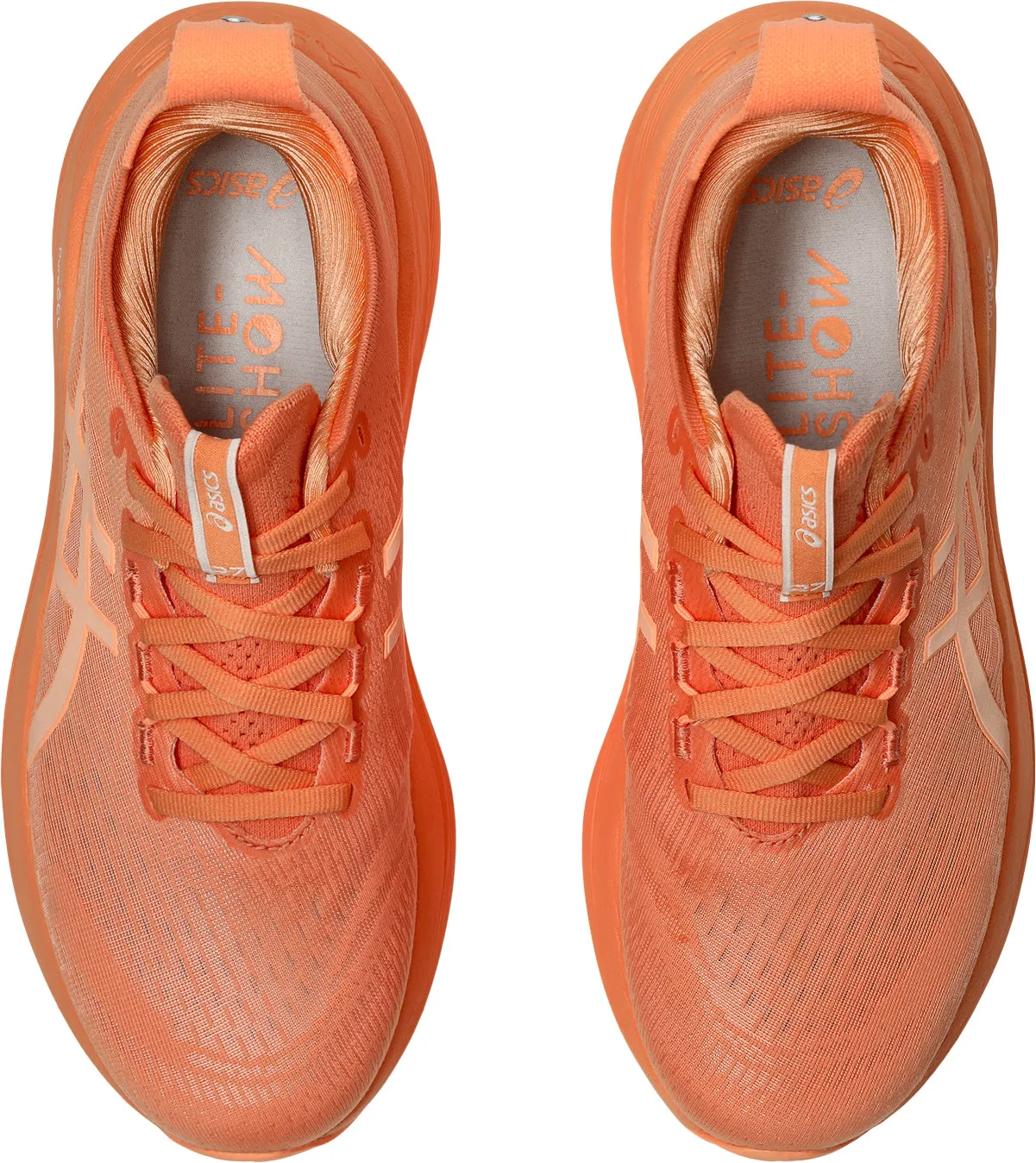 Energy Propulsion Plate weekday run Asics Gel Nimbus 27 Lite-Show Womens Running Shoes - Orange