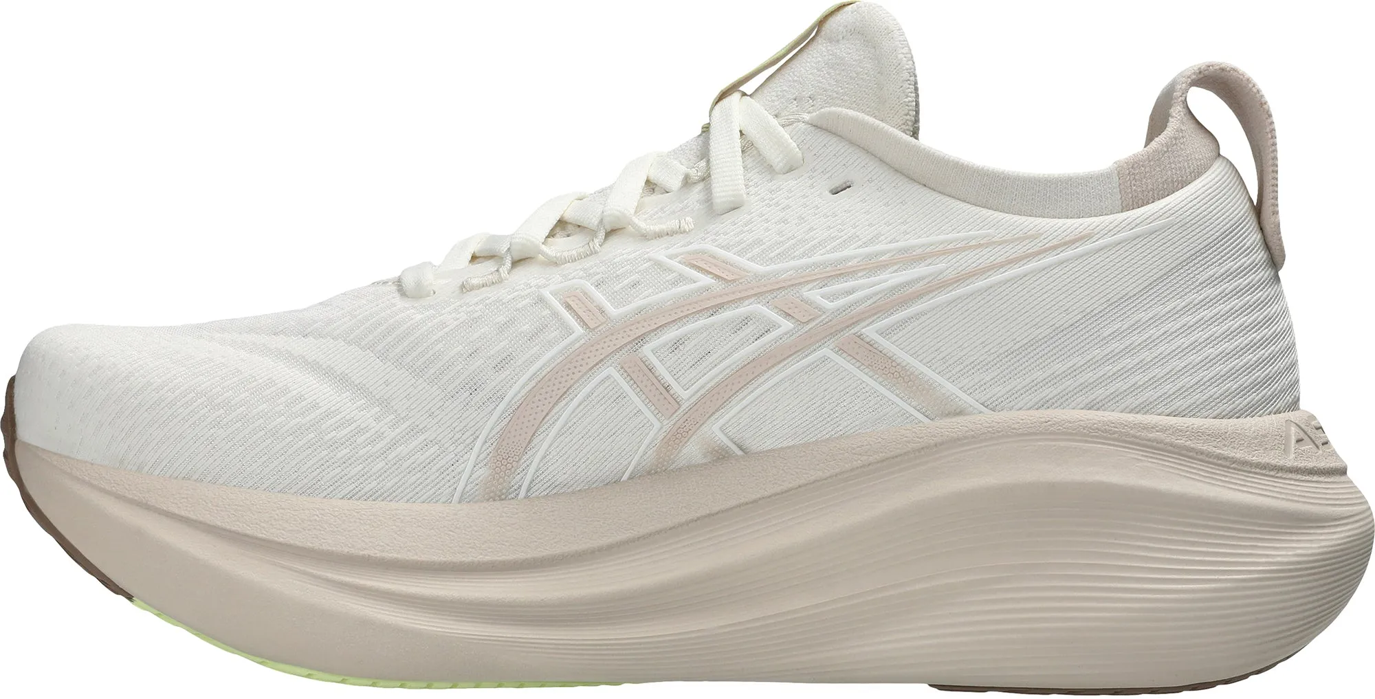 Asics Gel Nimbus 27 Womens Running Shoes - Cream Warm-up