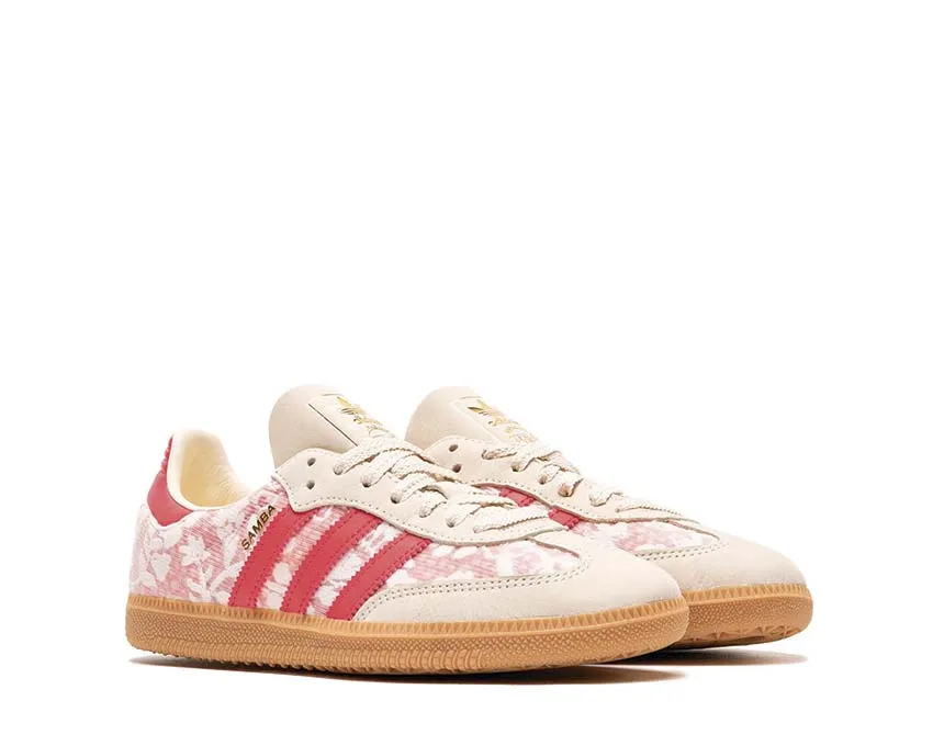 Abrasion Free Lacing Sleek Frame Adidas Samba OG W x Liberty London