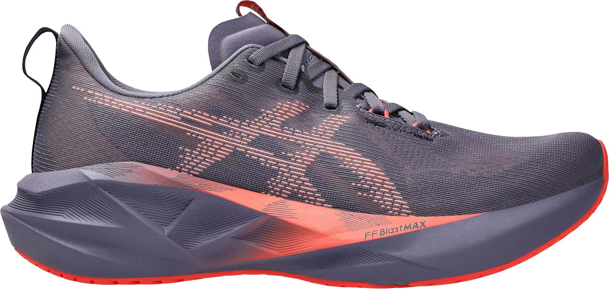 Asics NovaBlast 5 Mens Running Shoes - Purple road runners' shoes Stability frame
