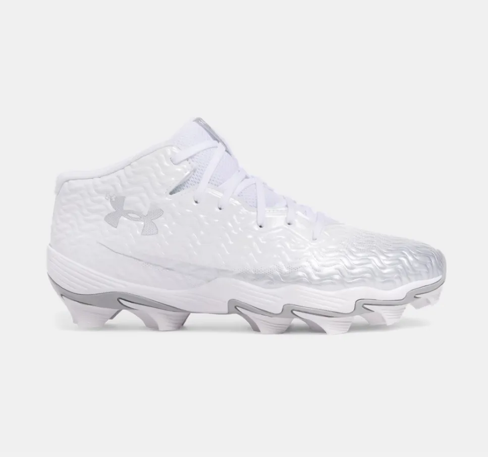 Under Armour Spotlight Hammer Football Cleats | White Energy Return Technology