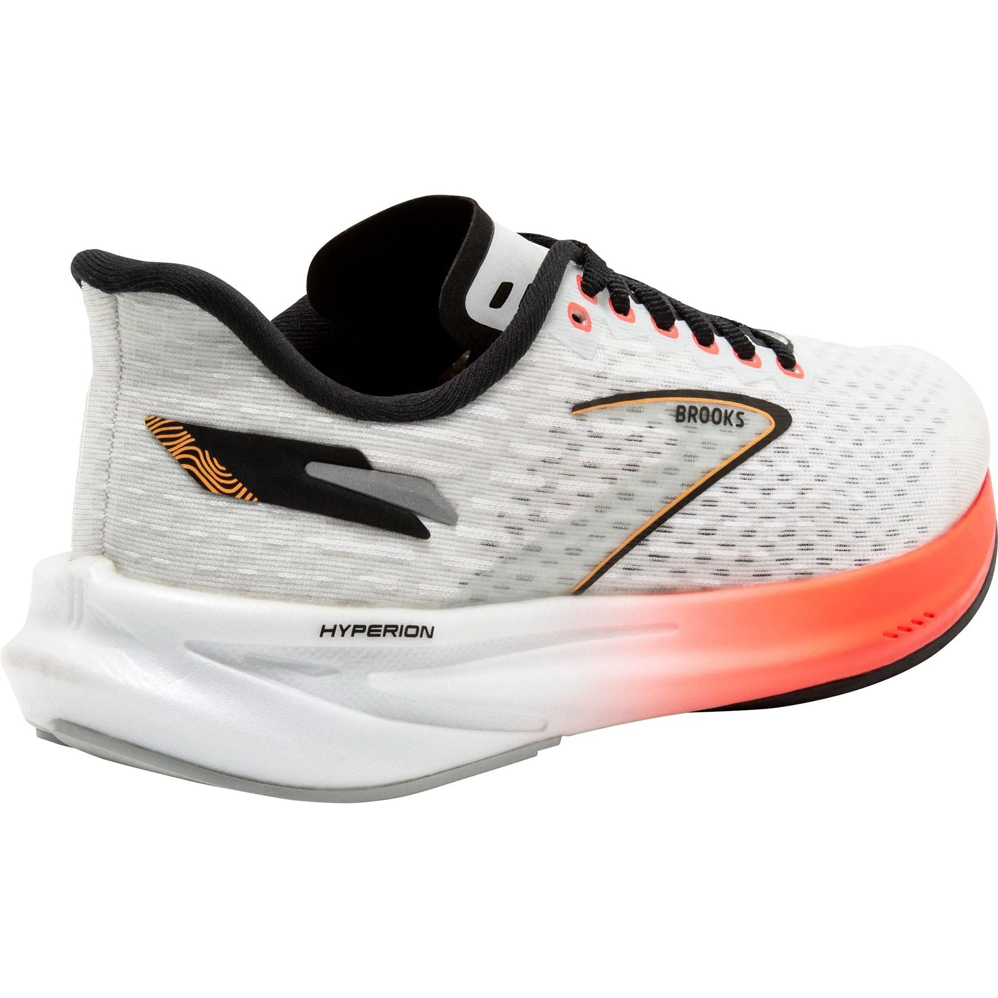 Comfort Outsole Brooks Hyperion Mens Running Shoes - White