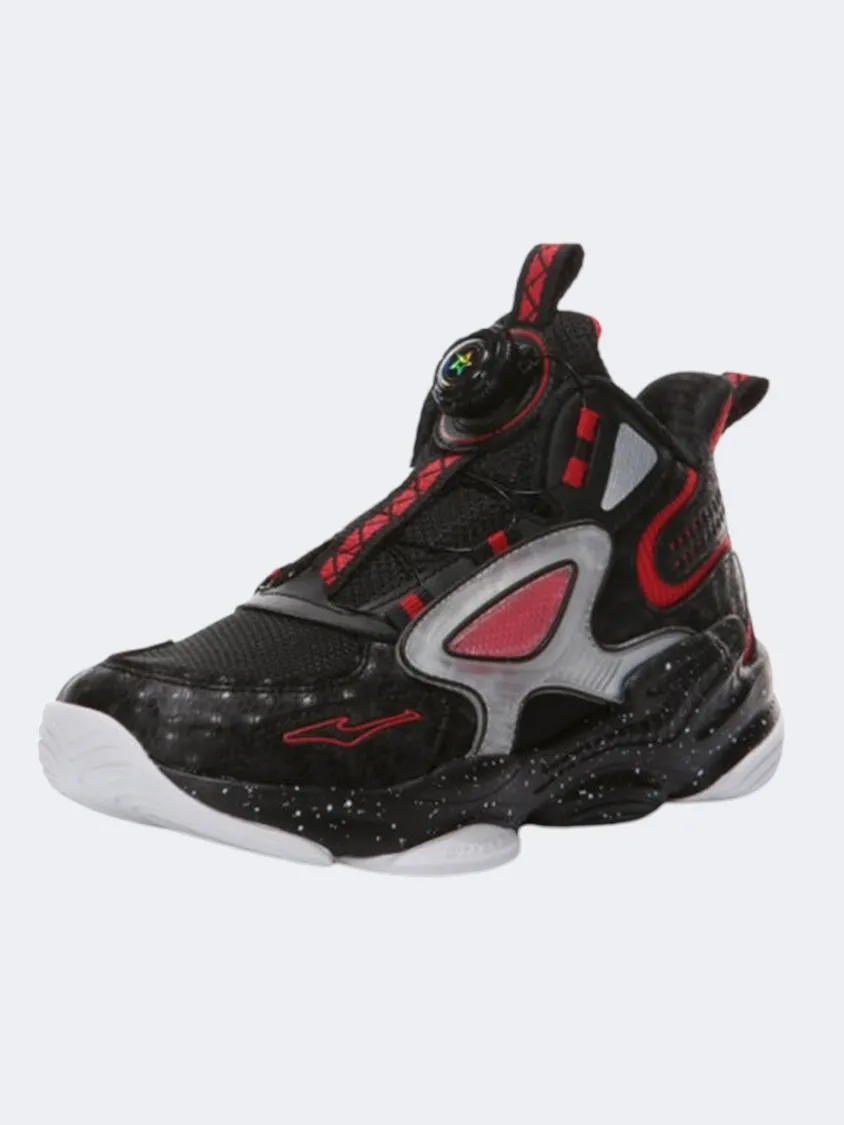 Trend Glow Erke Gs Boys Basketball Shoes Black/Red