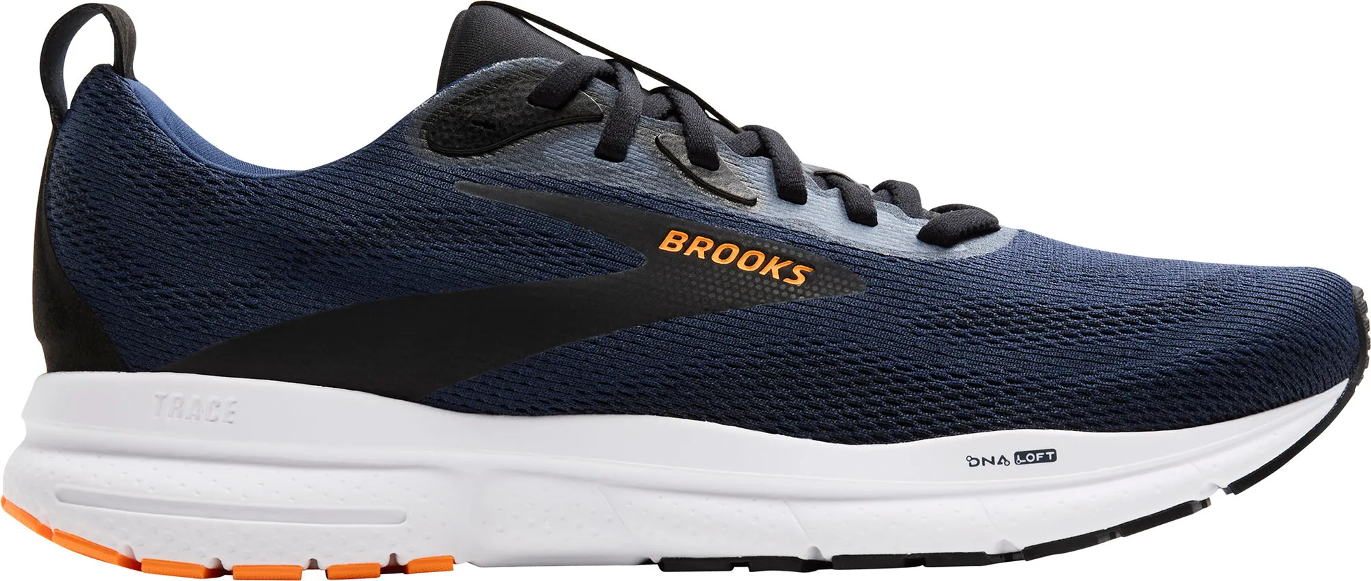 Brooks Trace 4 Mens Running Shoes - Blue running accessories Pressure Dispersing Design