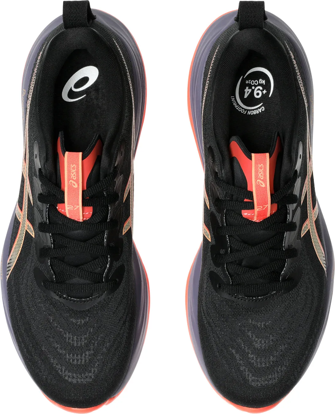 embroidered running gear Asics Gel Cumulus 27 Mens Running Shoes - Black