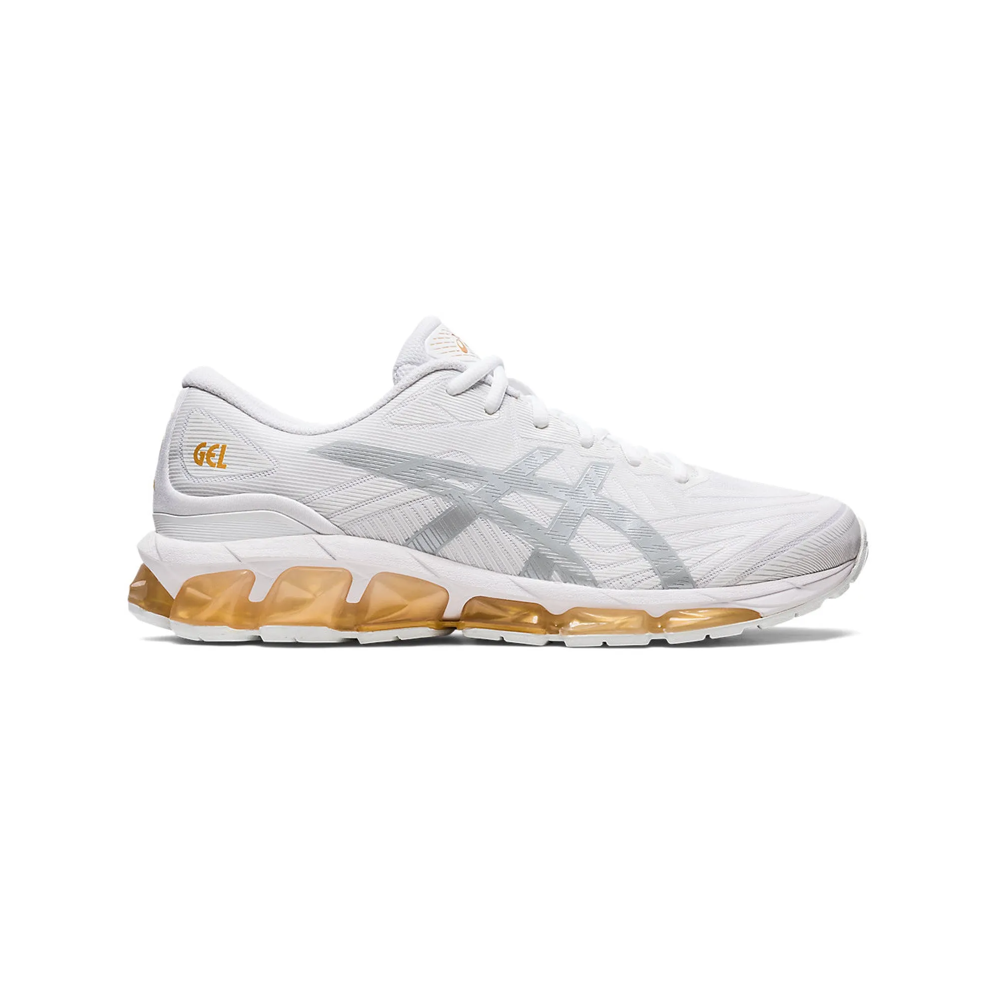 Comfortable Design Dynamic Fit Technology ASICS Gel Quantum 360 VII 'White / Pure Gold'