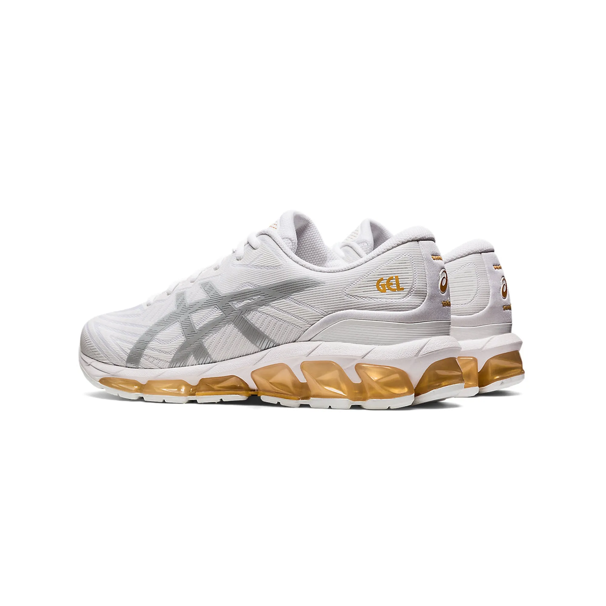 ASICS Gel Quantum 360 VII 'White / Pure Gold' LightweightFabric fitness - commitment