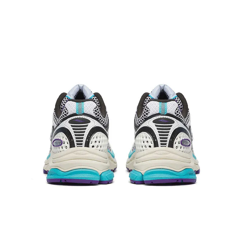 Moisture Wicking Lining Night running safety Saucony ProGrid Triumph 4 White | BlueS 70704-13