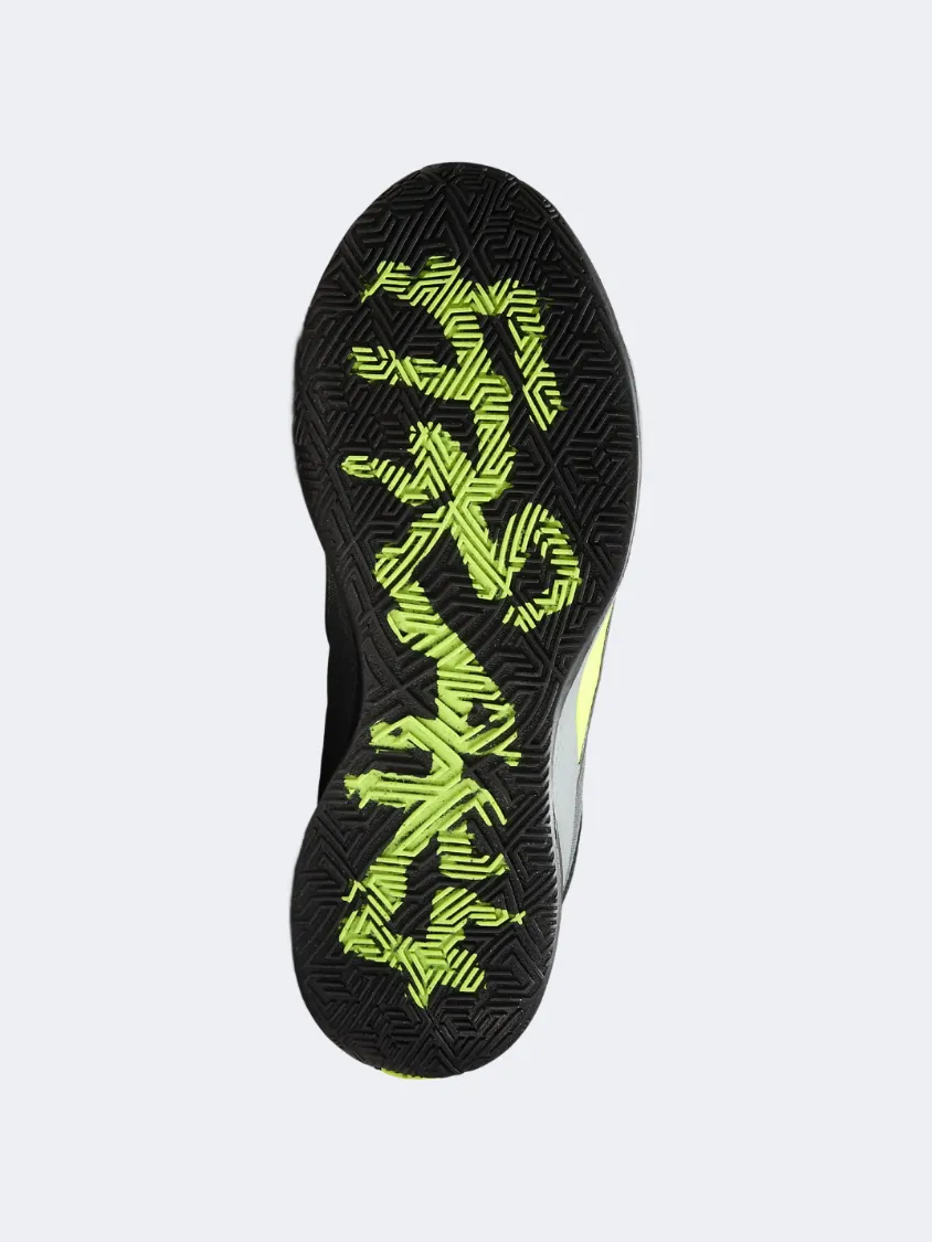 Lace Up Tension Control Fiber Mix Nike Zoom Freak 6 Men Basketball Shoes Black/Volt/Grey