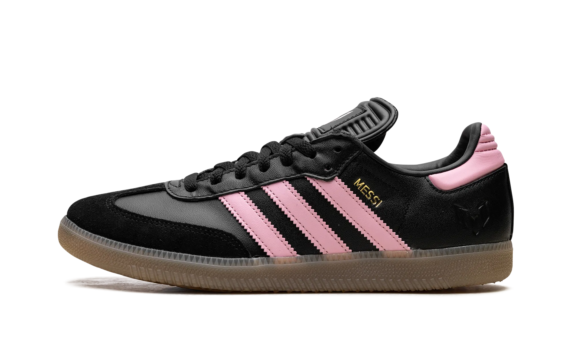 Outfit Match Soft Design Samba Messi Indoor "Core Black / Gold Metallic / Gum"