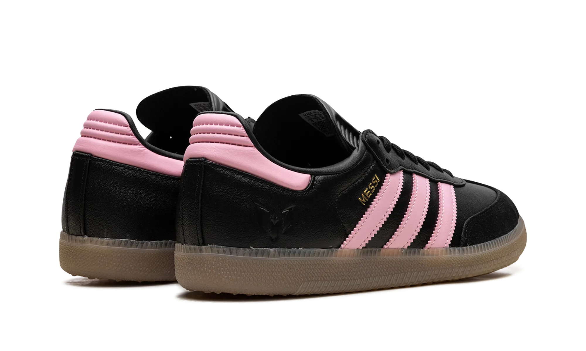 Cloud Feel Samba Messi Indoor "Core Black / Gold Metallic / Gum"