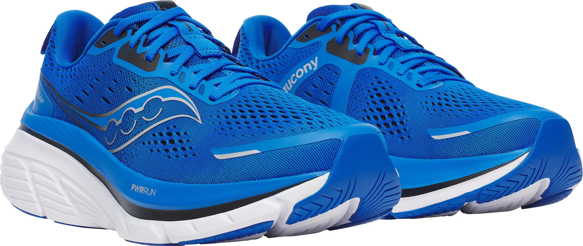 short - distance runners Saucony Guide 18 Mens Running Shoes - Blue