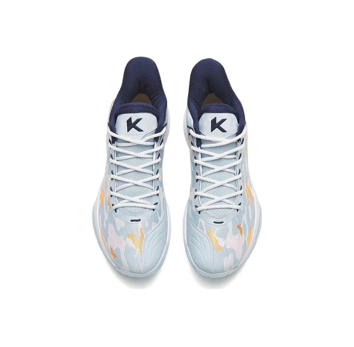 Anta KT "The Mountain 2.0" Blue/White/Orange LeatherUpper Traction Pod Configuration