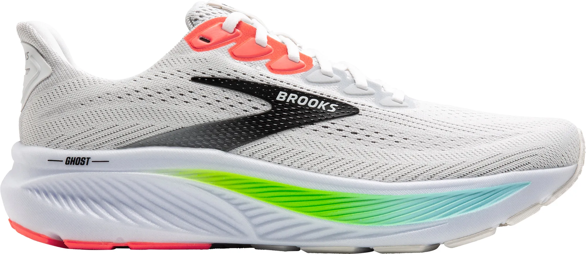 Running - companion Anti-slip Brooks Ghost 17 Mens Running Shoes - White