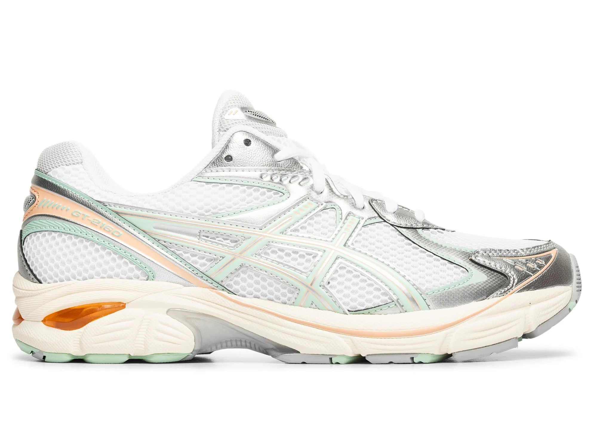 attractively styled Asics GT-2160 'White / Mint Tint'