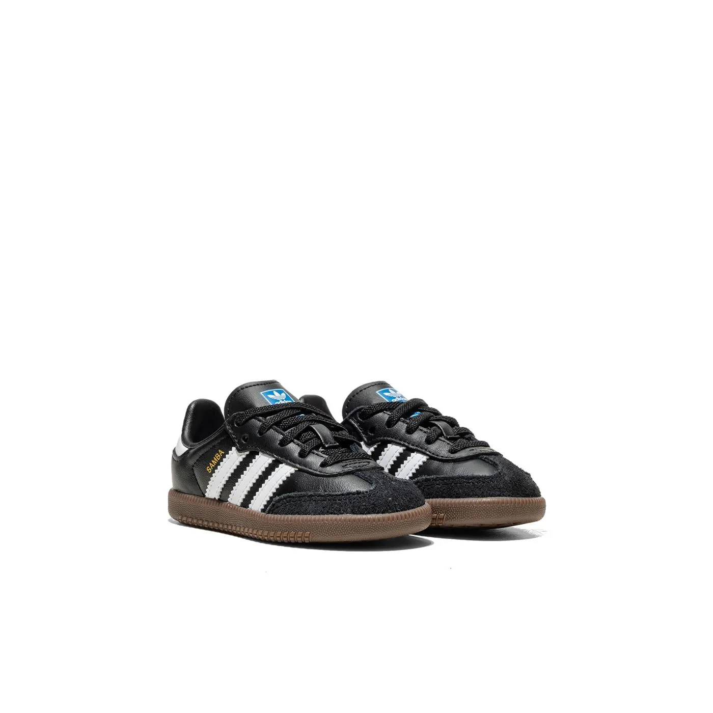 Cushioned ride Adidas Originals Samba OG EL I Core Black/Ftwr White/Gum