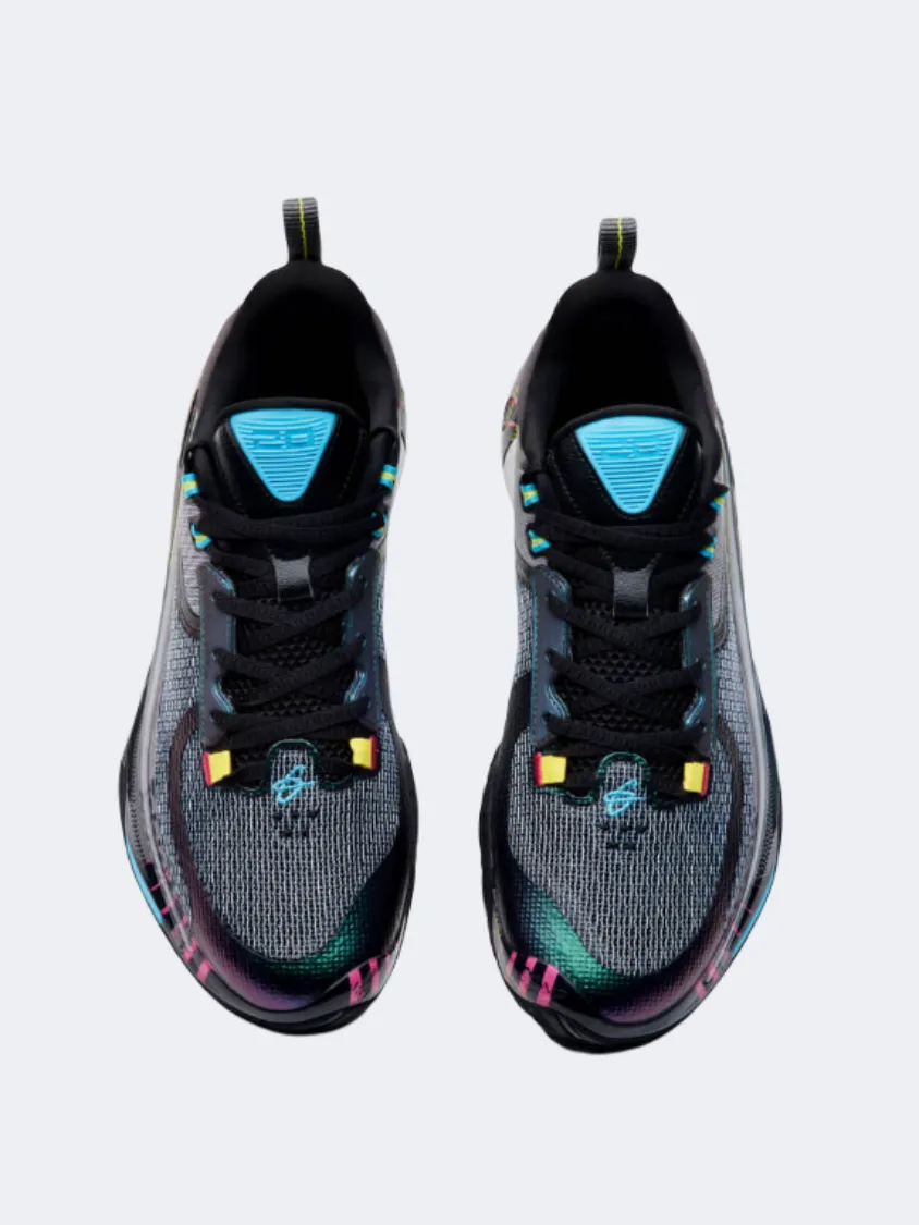 Anta Gh5 Men Basketball Shoes Black/Blue Rolling Motion Design
