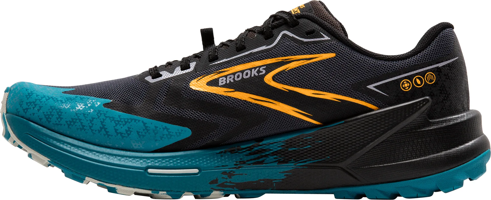 sunny - day running shoes Beginner Brooks Catamount 3 Mens Trail Running Shoes - Black