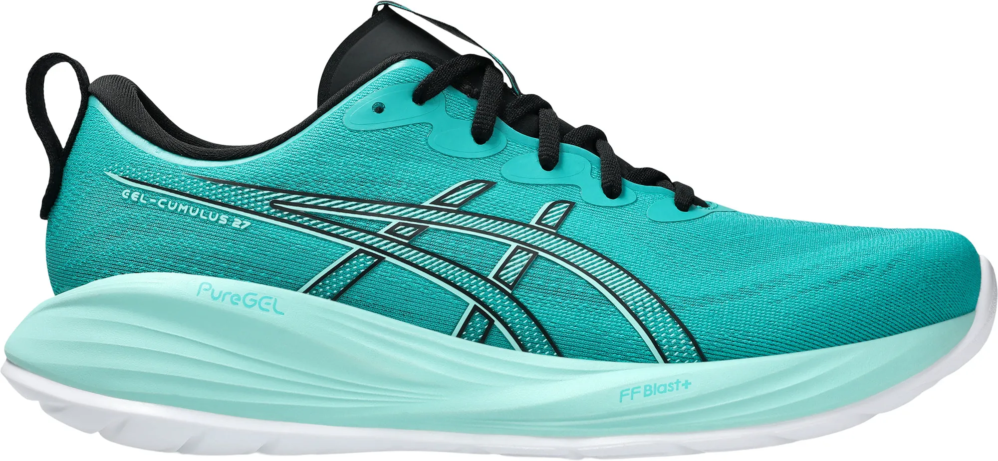 College - running Asics Gel Cumulus 27 Mens Running Shoes - Green